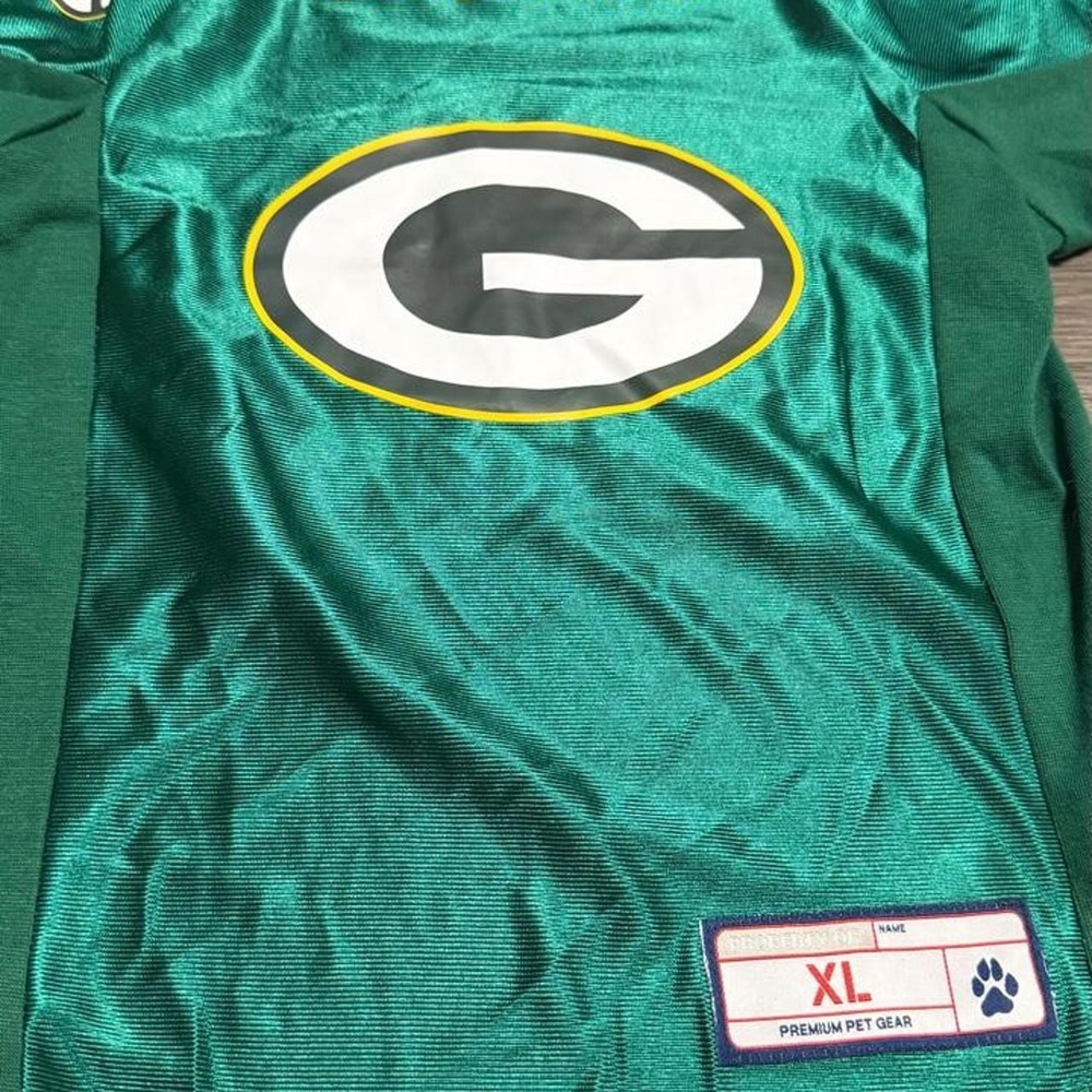 Green Bay packers dog jersey
